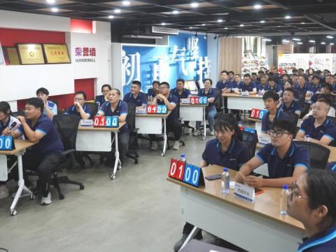 人人讲清静，个个会应急--流通生命通道|太阳城官网电气举行清静月活动