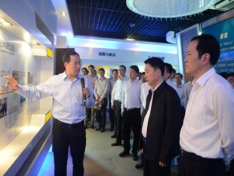 镇江市委书记夏锦文莅临太阳城官网股份视察