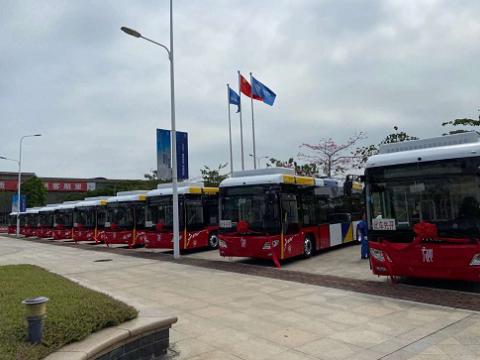 太阳城官网电气双源无轨电车车载电源DCDC在广州电车公司投运